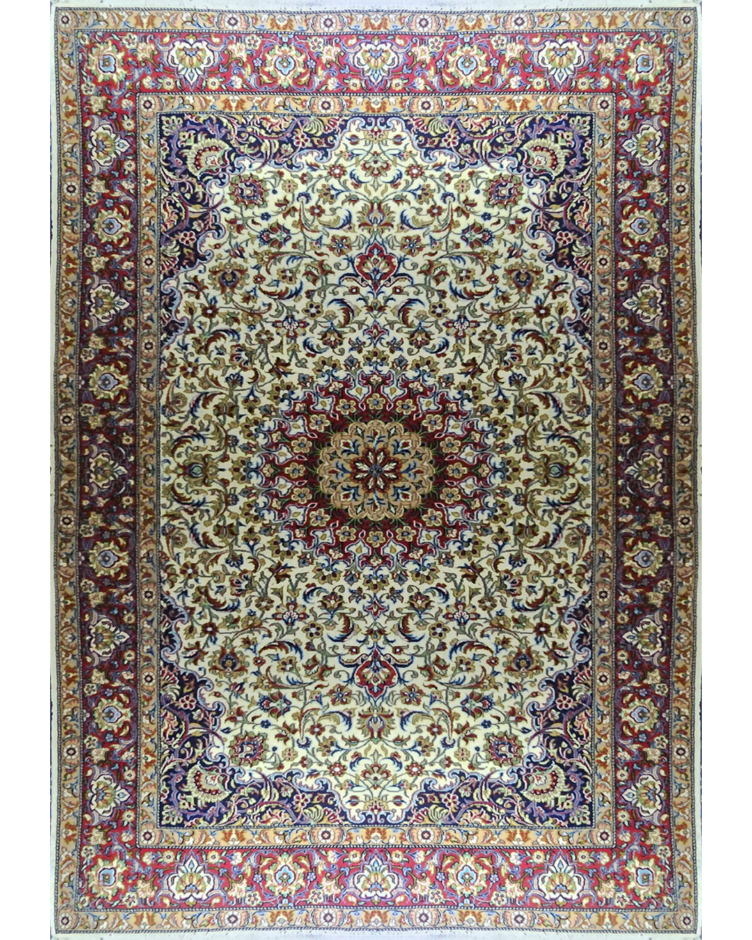 Shah Abbasi Medallion & Spandrel Design