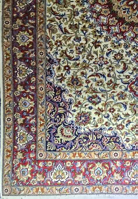 Shah Abbasi Medallion & Spandrel Design