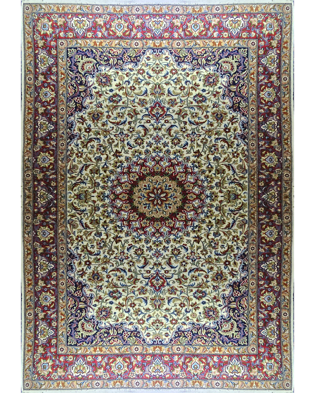 Shah Abbasi Medallion & Spandrel Design